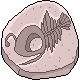 Piece of Fossilized Fish
