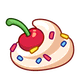 Cherry Cream Hat